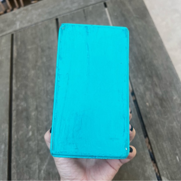 Mexican Folk Art Alebrije Coyote Hand Painted Wood Carved Trinket Box - Picture 8 of 10